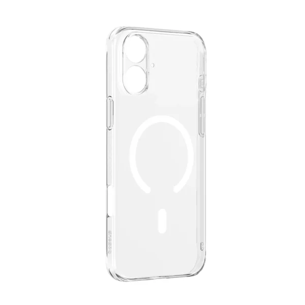 Baseus-iPhone-17-Crystal-Slim-Magnetic-With-Lense-Background-cover-Phone-Case-Clear-P0045T06-BASEUSCOLO (1) D:\Projects\Website Planning\PureTech\Product Photos\Back Covers\Baseus iPhone 17 Crystal Slim Magnetic With Lense Background cover Phone Case Clear