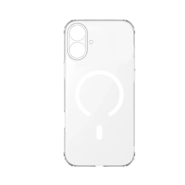 Baseus-iPhone-17-Crystal-Slim-Magnetic-With-Lense-Background-cover-Phone-Case-Clear-P0045T06-BASEUSCOLO (2) D:\Projects\Website Planning\PureTech\Product Photos\Back Covers\Baseus iPhone 17 Crystal Slim Magnetic With Lense Background cover Phone Case Clear