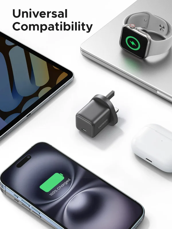 1200x1600-拷贝-21 UGREEN 20W USB-C GaN Fast Charger UK Pin – X512-55529
