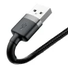59991_3-1 Baseus Cafule 1 Meter Nylon Braided Cable USB To Lightning QC3.0 2.4A