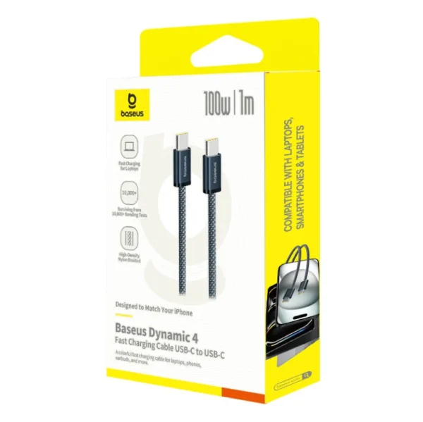 Baseus 1Meter 100W Dynamic 4 Series USB-C to USB-C Fast Charging Data Cable