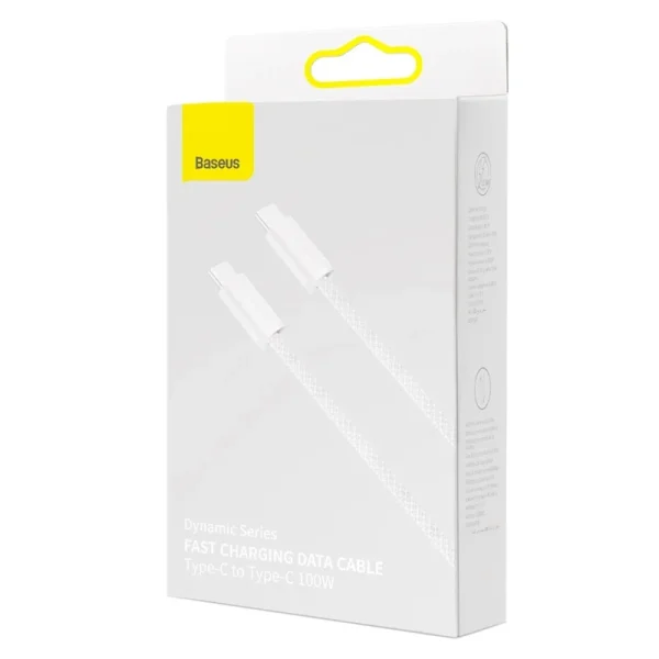 Baseus-Dynamic-Series-1m-Fast-Charging-Data-Cable-Type-C-to-Type-C-100W-White-CALD000202-baseuscolombo-4 Baseus Dynamic Series 1m Fast Charging Data Cable Type-C to Type-C 100W White