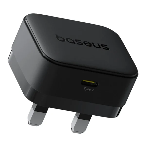 Baseus Palm 20W UK Pin Type-C Fast Charger with Type-c to Type-c 60W Cable
