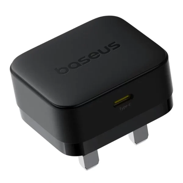 Baseus 20W Palm Fast Charger Type C UK Pin – Cluster Black