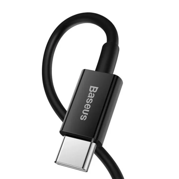 Baseus Superior Series 1M Fast Charging Data Cable Type-C to Lightning PD 20W Black – CATLYS-A01