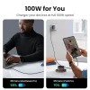 UGREEN 1 Meter 100W 5A Max Type-C to Type-C PD Fast Charging Silicone Braided Cable – US557-15275