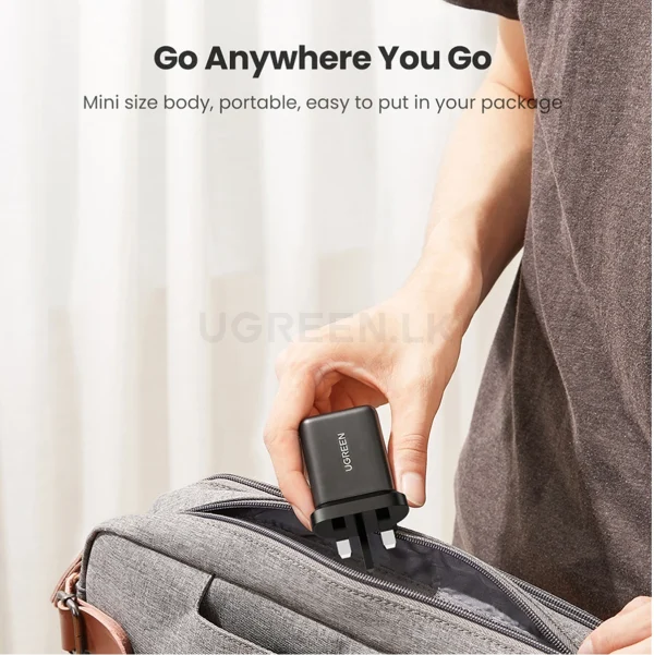 UGREEN 18W QC3.0 USB Fast Charging Power UK Adapter – CD122-70165