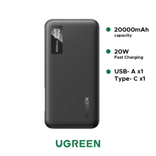 UGREEN-20000mAh-20W-Two-way-Fast-Charging-Power-Bank-PB312-25683-1-Year-Warranty UGREEN 20000mAh 20W Two-way Fast Charging Power Bank – PB312-25683