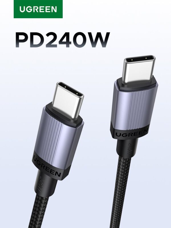 UGREEN 1 Meter 240W Type-C to Type-C PD N Fast Charging Cable – L532-65907