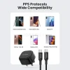 UGREEN 25W Type-C PD UK Pin Fast Charger With Type-C to Type-C 2 Meter Cable – CD25-50577