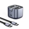 UGREEN 30W USB-C Nexode GaN PD Fast Charger UK (Space Gray) with Type-C to Type-C Cable – CD305-25114
