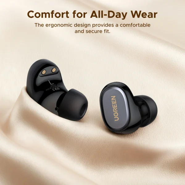 UGREEN Dots (TWS)True Wireless Earbuds (Black) – WS220-75628