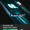UGREEN-Type-C-to-Lightning-MM-MFI-Certified-Cable-Aluminum-She (2) UGREEN 1 Meter MFI Certified Type-C to Lightning Aluminum Shell Braided Cable – US304 – 60759