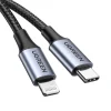 UGREEN-Type-C-to-Lightning-MM-MFI-Certified-Cable-Aluminum-She (8) UGREEN 1 Meter MFI Certified Type-C to Lightning Aluminum Shell Braided Cable – US304 – 60759