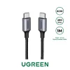 imgi_68_S1e7bb760d1b640ef8709d0c97b5067e1q UGREEN 1 Meter 60W Type-C to Type-C PD Round Cable Nickel Plating Aluminum Shell – US261-50150