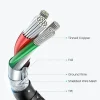 imgi_72_Sded2280198b34f2ea7e7323d3adcd1aaw UGREEN 1 Meter 60W Type-C to Type-C PD Round Cable Nickel Plating Aluminum Shell – US261-50150